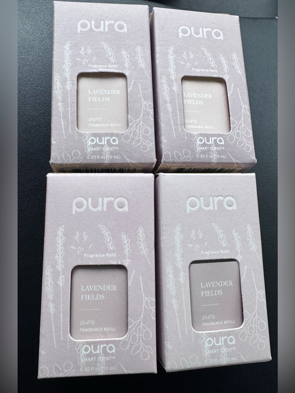 LOT Of 4 NEW in Box Lavender Fields Pura fragrance refill